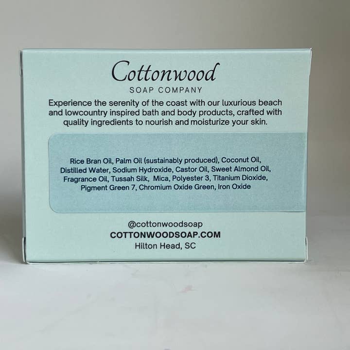 Cottonwood Soap Company - Wholesale Bar Soap - Sea Turtle| cucumber, basil, mint scented handmade soap2