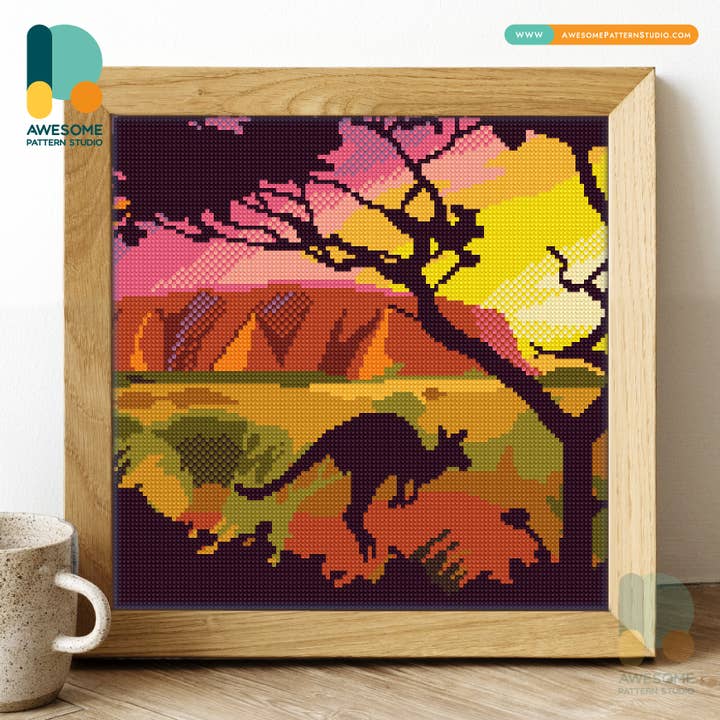 DS815-120x120 Uluru-Kata Tjuta, Diamond Painting Kit for wholesale by Awesome Pattern Studio