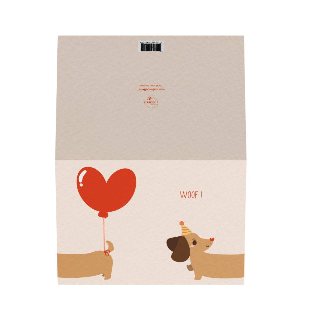 Maison Joliette - Wholesale New Year's Card - Greeting card - Sausage dogs2