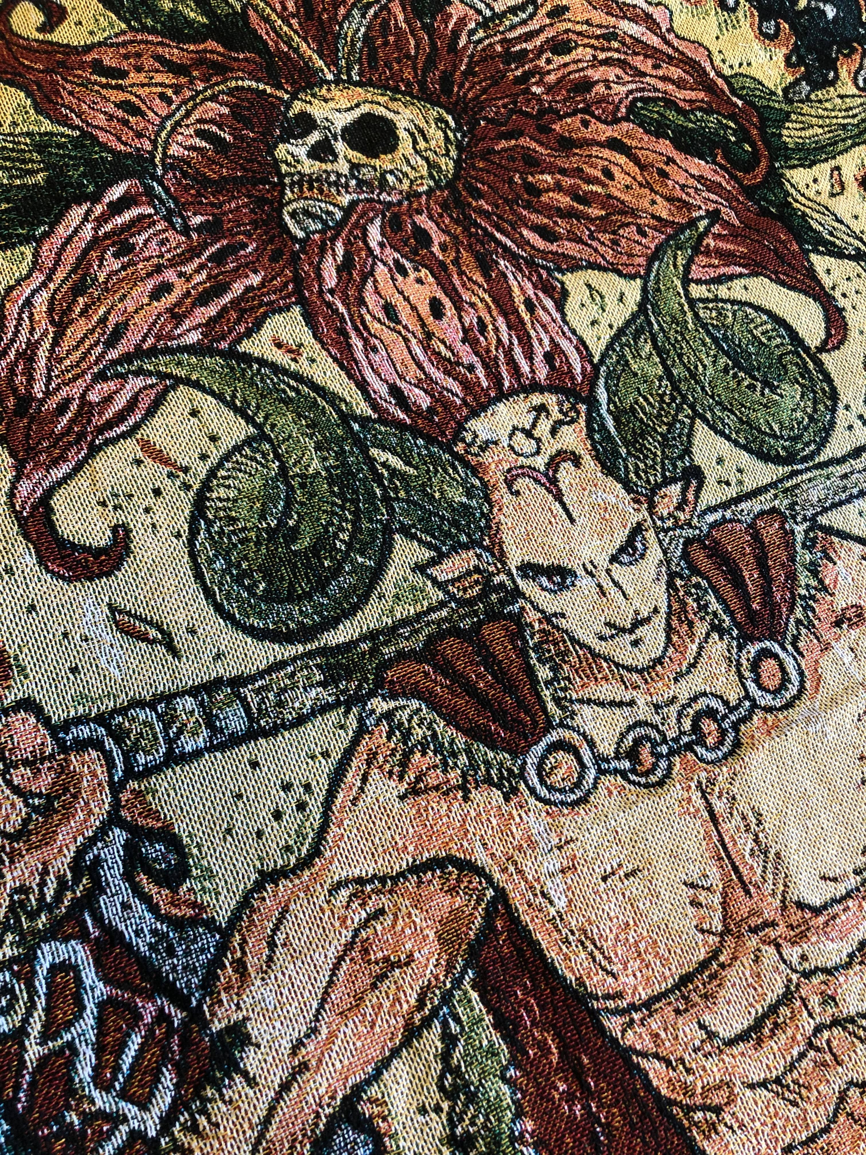 RosaliaHome – Engroshandel Tæppe – Kejseren - Tarot Card Throw Tæppe/Vævet Tapestry4