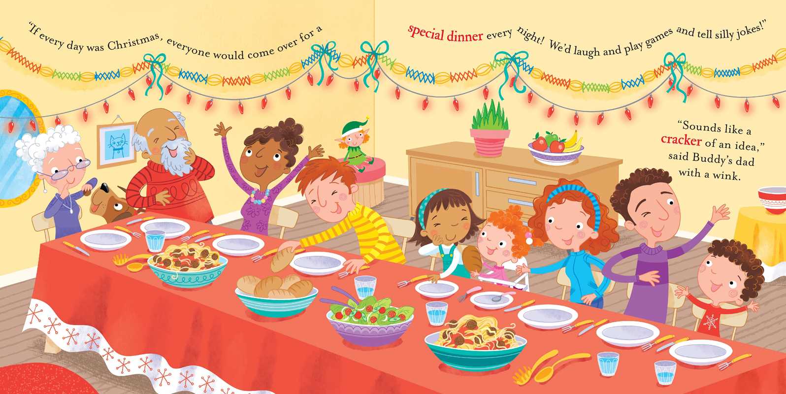 Simon & Schuster - Wholesale Baby & Toddler Book (0-2) - If Every Day Was Christmas: Padded Board Book by Em Bruce4