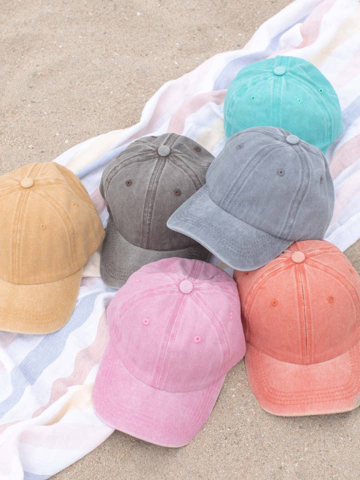 Kids Washed Denim Baseball Hat for wholesale by Space 46 Wholesale