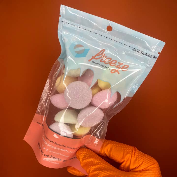 Freeze Dried Sweets - Wholesale Hard Candy - Fruity Squishy Clouds Crazy Sour - Freeze Dried Sweets