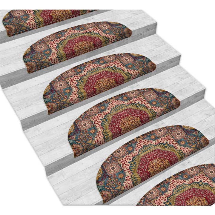 Vitaus 3287 Set de 16 tapis d'escalier Oriental Era pour la vente par Vitaus