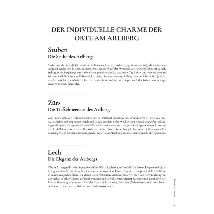 Inside the Arlberg – Großhandel Buch – Erwachsene – Hardcover Buch Inside the Arlberg