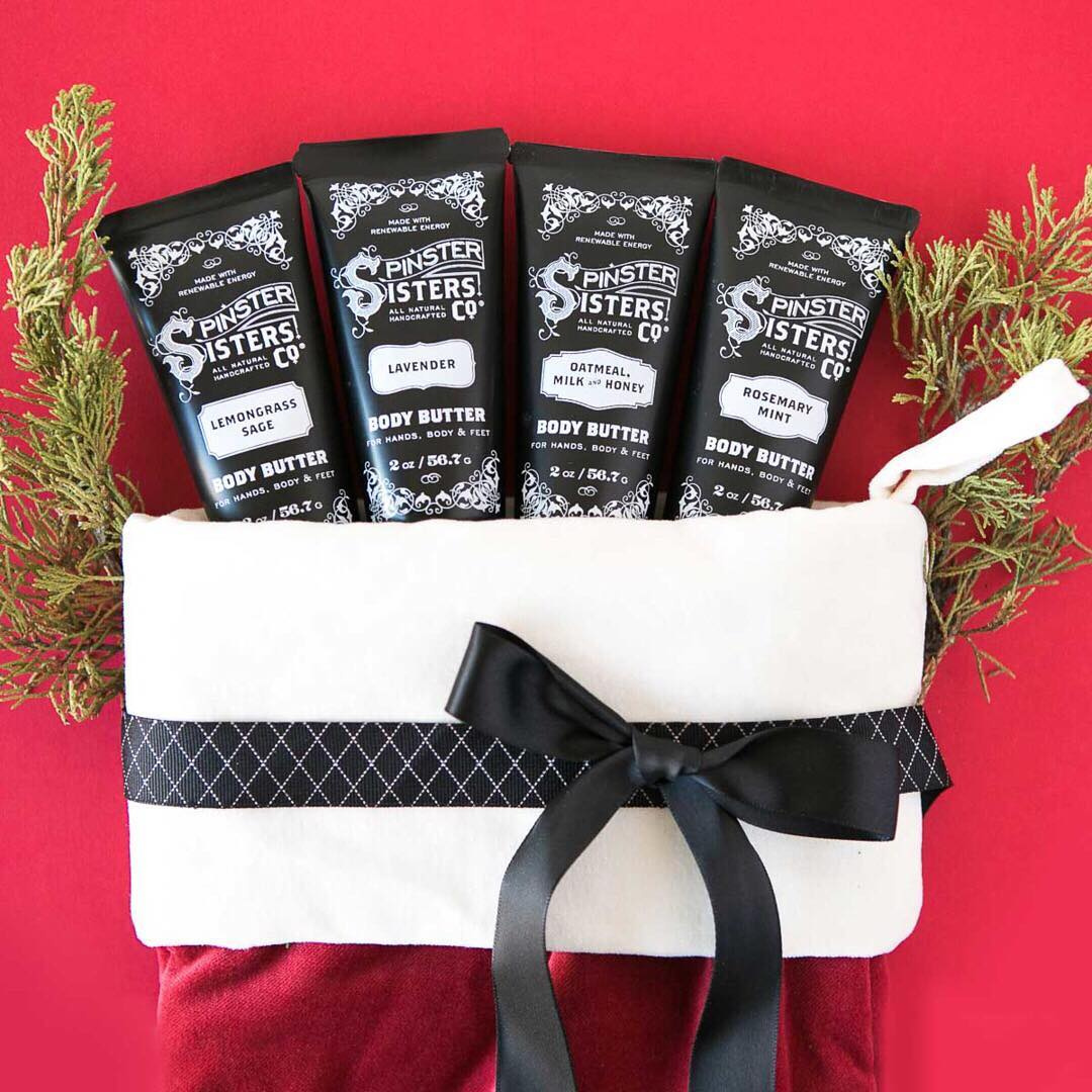 Spinster Sisters Co. / Old Salt Grooming Supply - Wholesale Body balm/butter - Cadeauset body butter: fairtrade shea- en cacaoboter8