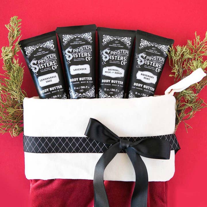 Spinster Sisters Co. / Old Salt Grooming Supply - Wholesale Body balm/butter - Cadeauset body butter: fairtrade shea- en cacaoboter8