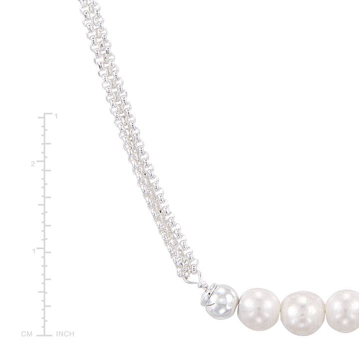 White Silpada 'Pearl City' Silver Freshwater Pearl Necklace for wholesale on Faire4