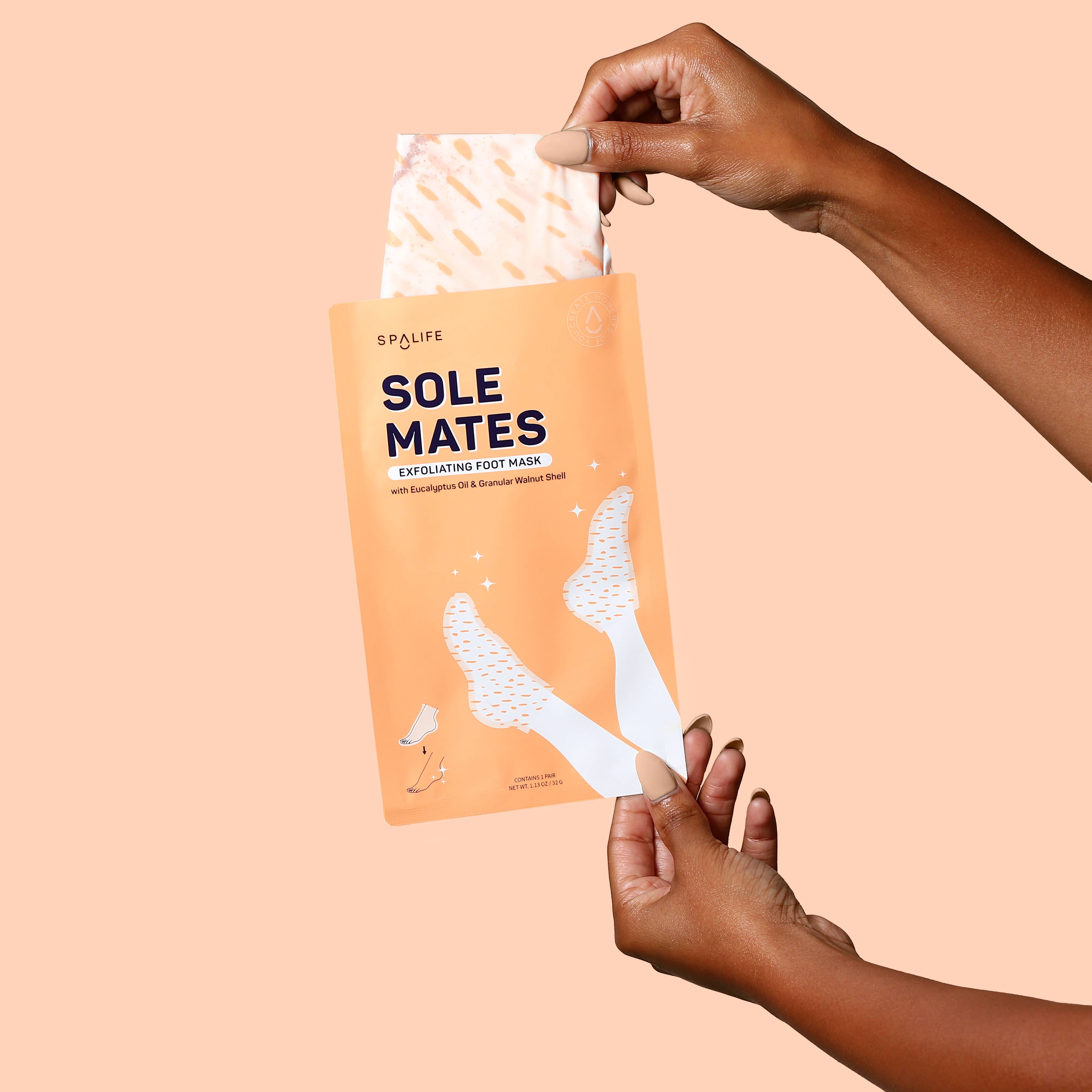 My Spa Life – wholesale Foot mask – Sole Mates Exfoliating Foot Mask1