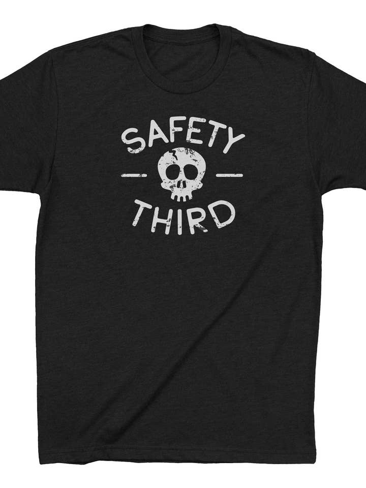 Squatchy - Wholesale Screen Printed T-Shirt - Unisex - Safety Third Graphic Tee | Short Sleeve T-Shirt 3rd