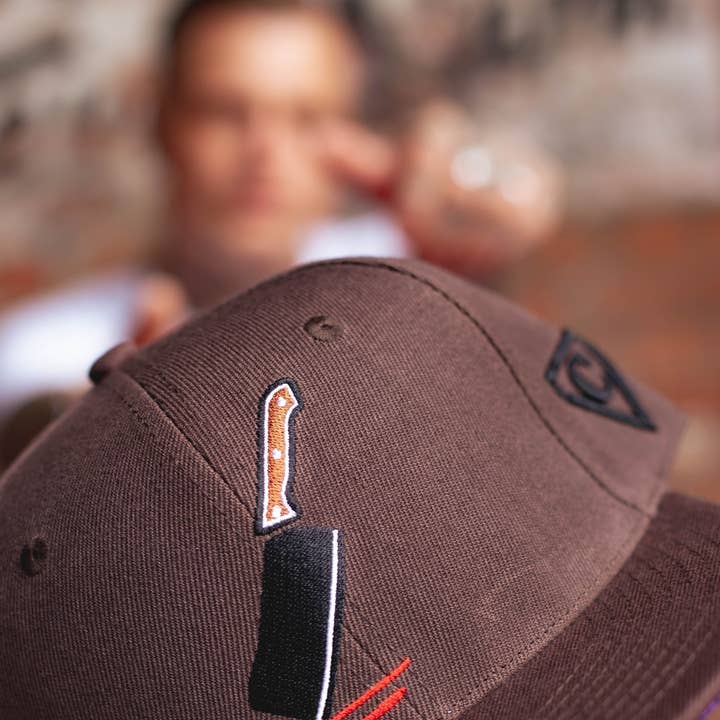 Capiche - Wholesale Flat Brim Cap - Men's - The Butcher Snapback - Brown7