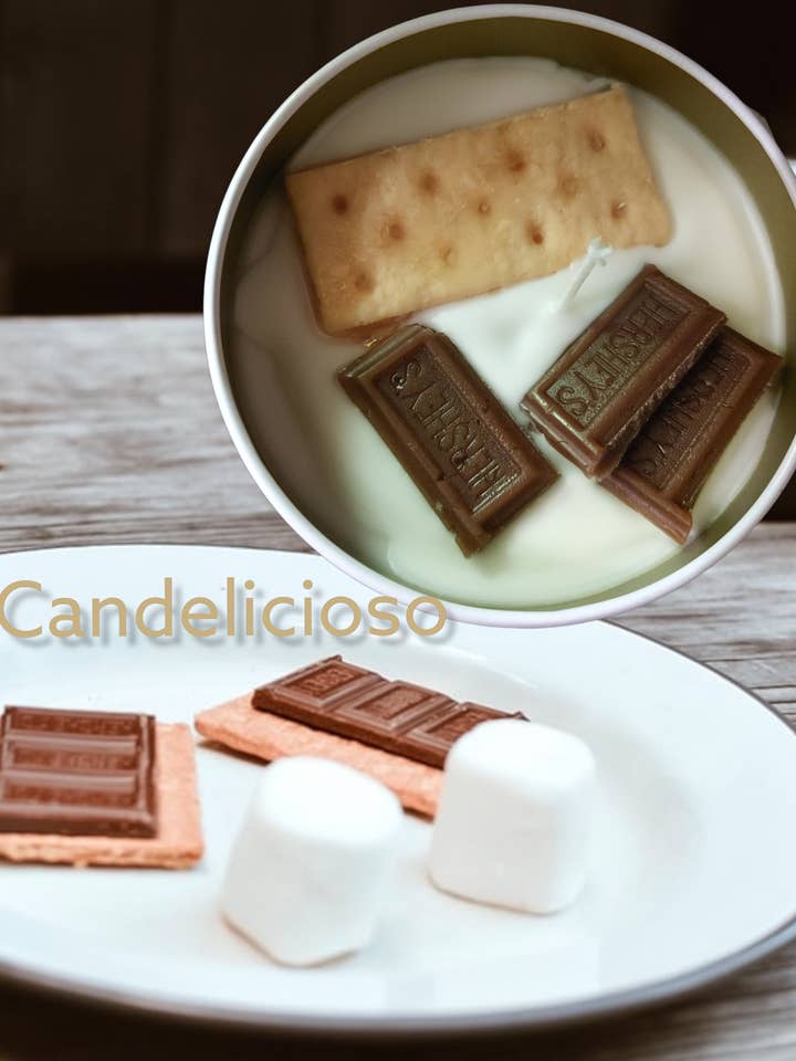 Smores Campfire Soja-Kerze für den Großhandel von Candelicioso
