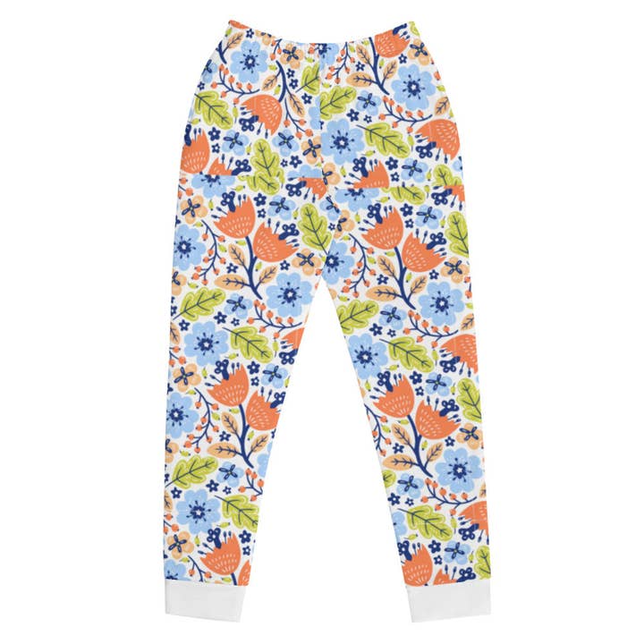 Floral Print Women's Joggers for wholesale by Craftmerce Inc