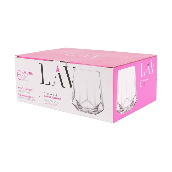 Rinkit Pty Ltd - Wholesale Cocktail/liquor glass - 400ml Valeria Whiskey Glass - By LAV4