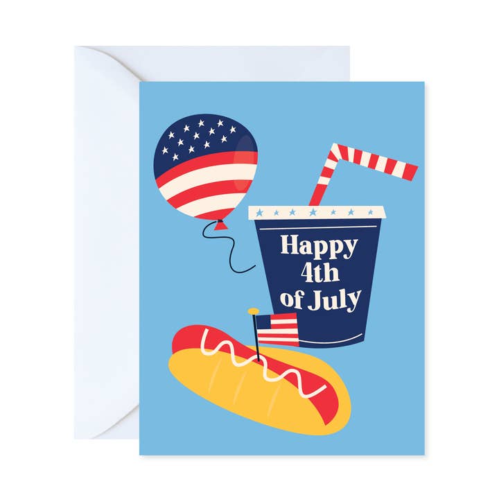 4th of July Greeting Card for wholesale by The Paxton Press