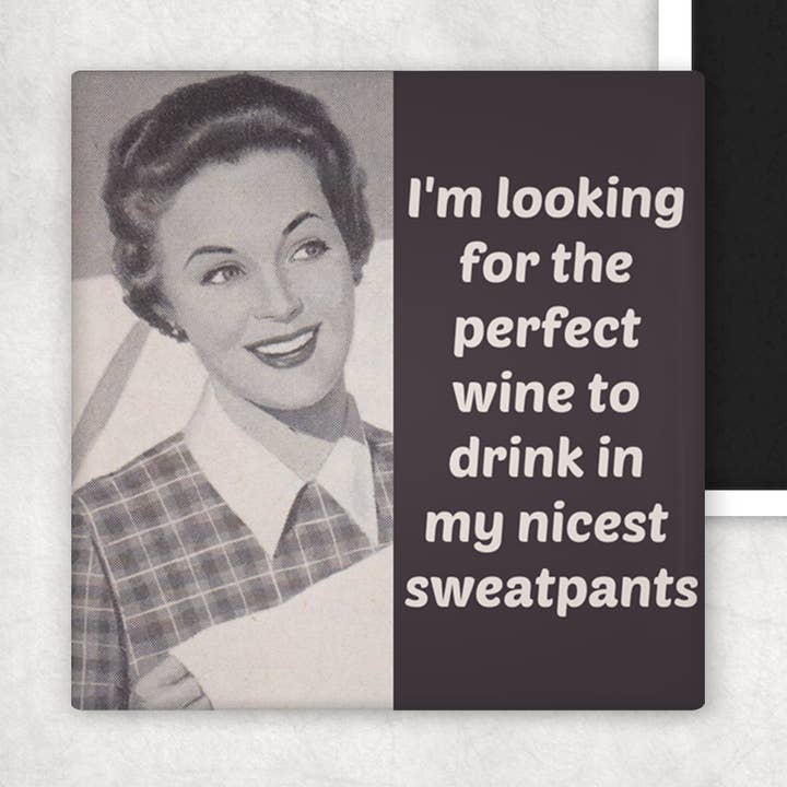 Raven's Rest Studio - Wholesale Magnet - Fridge Magnet. I'm Looking For The Perfect Wine To Drink...