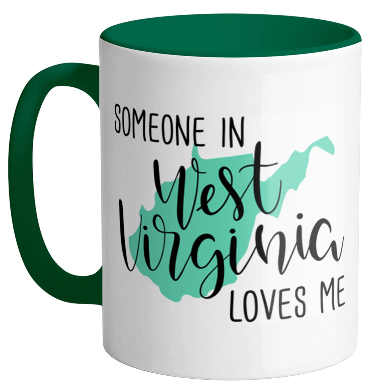 Lucky Luna Apparel - Wholesale Coffee Mug - Someone In West Virginia Loves Me Ceramic Mug4