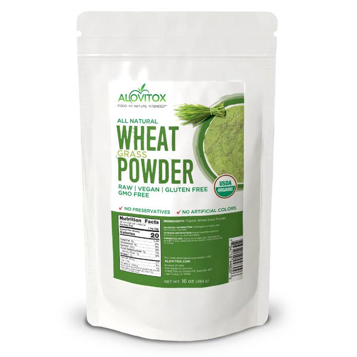 Alovitox – wholesale Powdered health drink – Certified Organic Wheat Grass Juice Powder