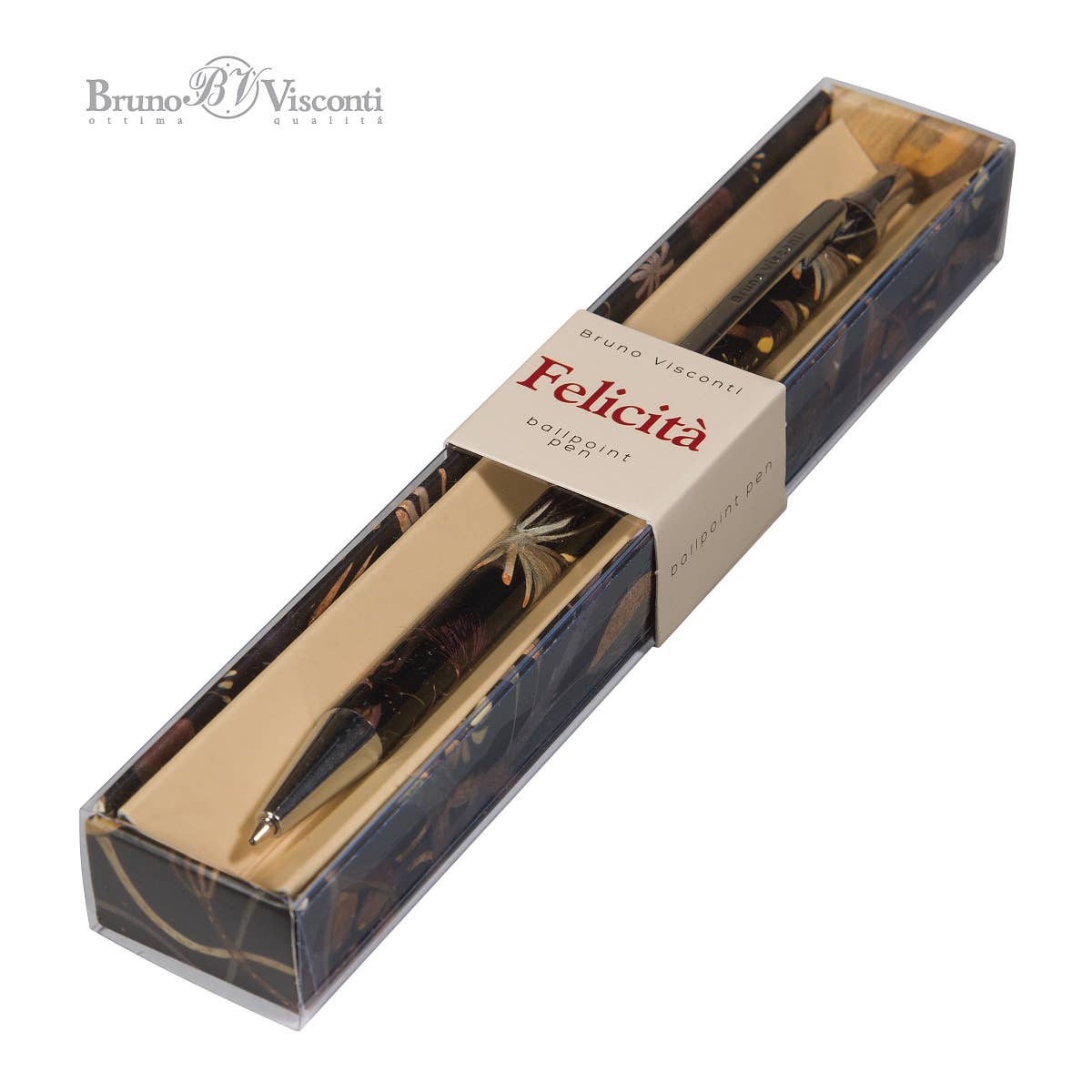 BV by Bruno Visconti - Vente Stylos - Stylo à bille Felicita Night Flowers1