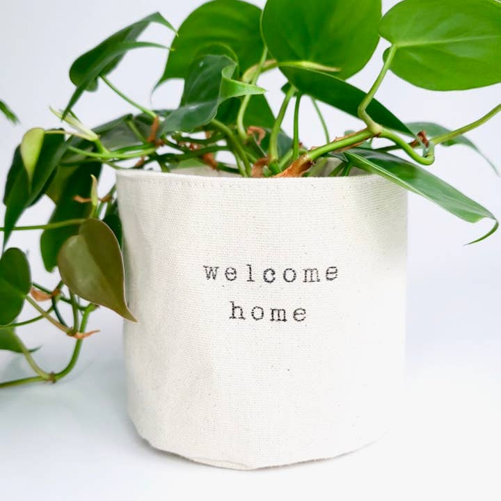 Welcome home Canvas Plant Pover por atacado de Leaf and Root Co.