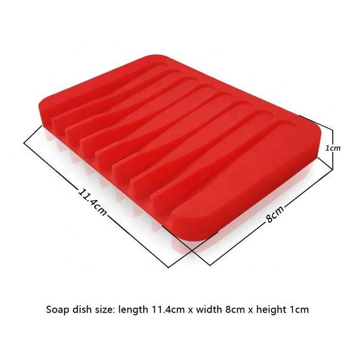 VIGOR - Wholesale Bath Soap Dish - Premium Self Draining Design Silicone Soap Dish2