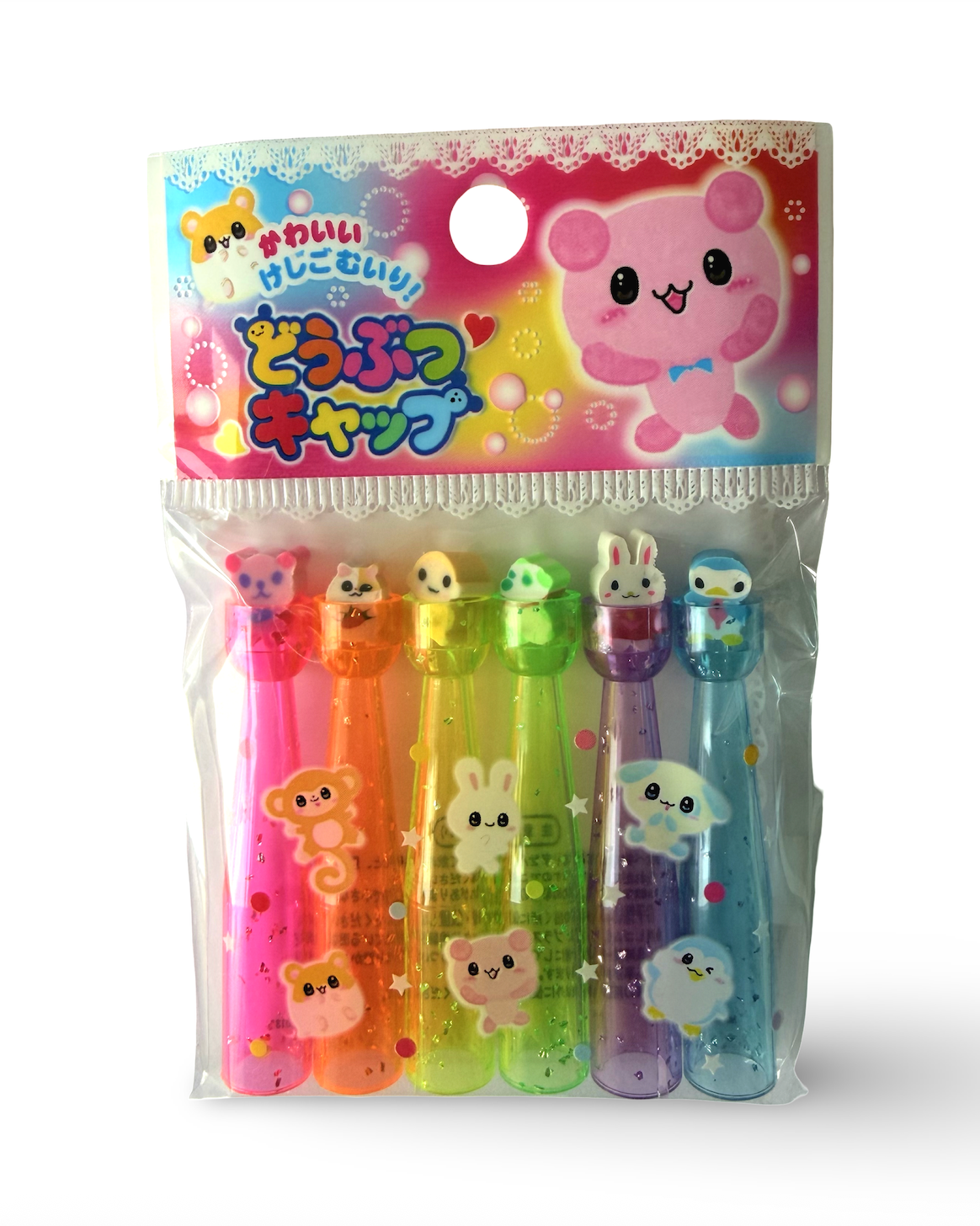 Pop Cutie Accessories & Gifts - Venta al por mayor Adorno para lápiz - Niños - Juego de 3 adornos japoneses para lápices, para rellenar calcetines en miniatura3