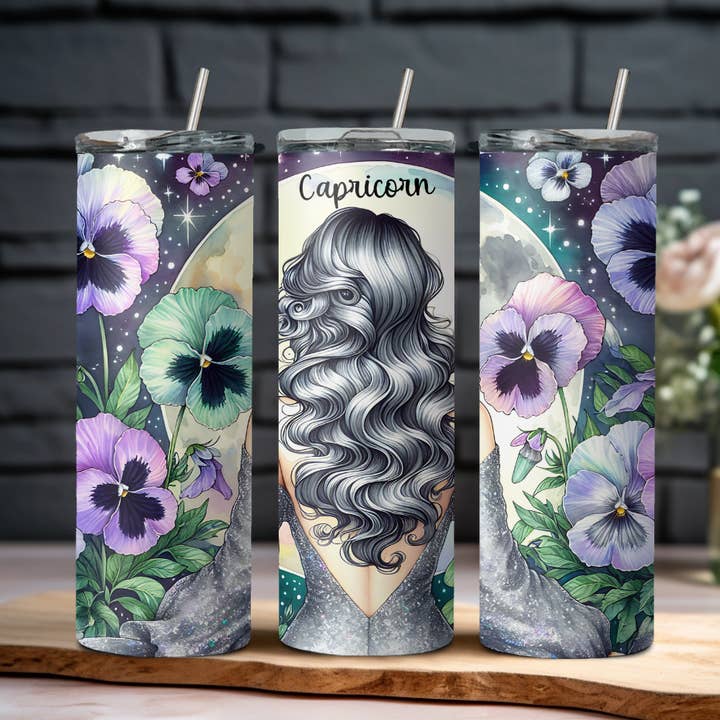 Gobelet Femme Horoscope pour la vente par Wicked Flower Creations