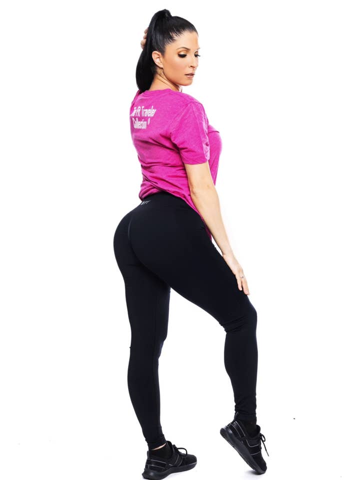 Black Pearl Leggings for wholesale by The Fit Traveler Collection