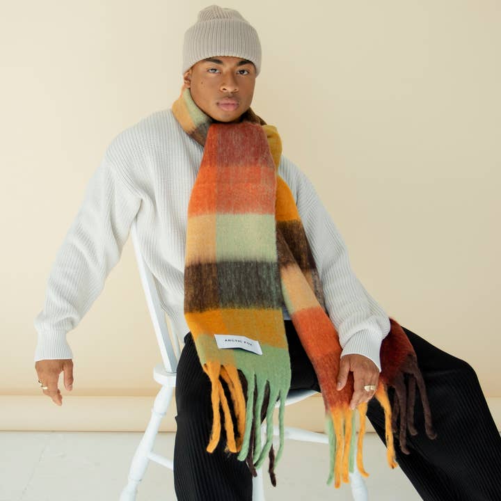 ARCTIC FOX & CO. - Wholesale Sjaal - Uniseks - De Reykjavik Sjaal - 100% Gerecycled - Kyoto Tuinen3