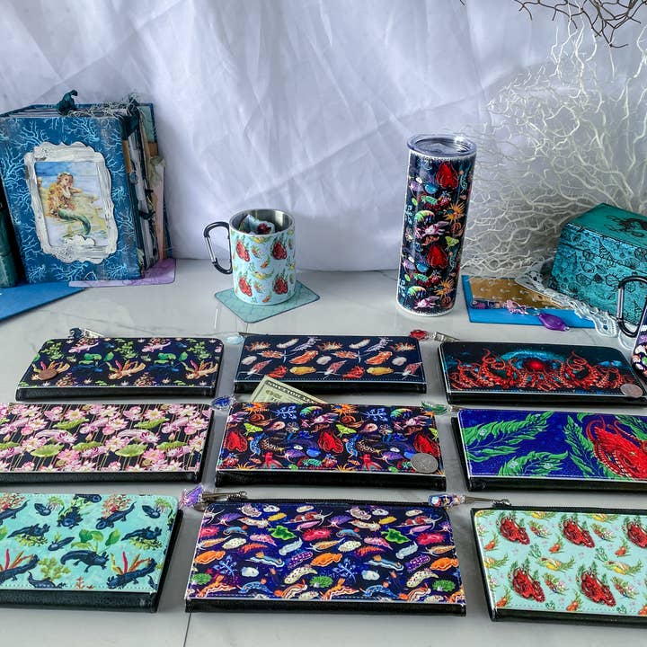 The Slug And Kraken - Wholesale Wallet - Women's - Rockabilly Octopus Wallet, Octopus and reef wallet9