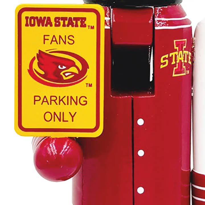 Santa’s Workshop Inc. - Wholesale Holiday Nutcracker - 12" Iowa State Beware of the Cyclones Nutcracker1