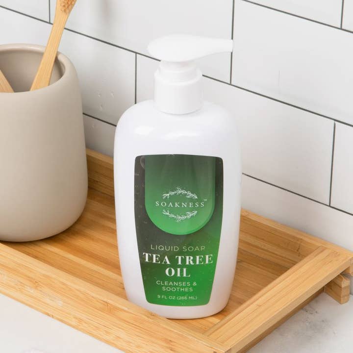 Liquid Tea Tree Oil Soap for wholesale by Soakness