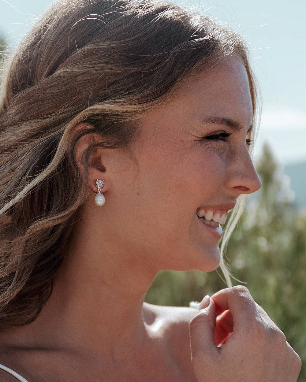 Dareth Colburn Designs - Vente Boucles d'oreilles pendantes - Boucles d'oreilles Isabella Pearl1