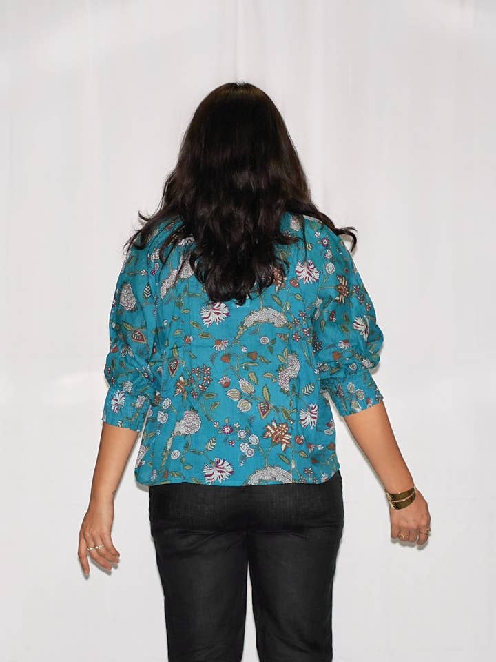 Dolma - Wholesale Tops Set - Women's - Anjou Top - Emerald Plum 1