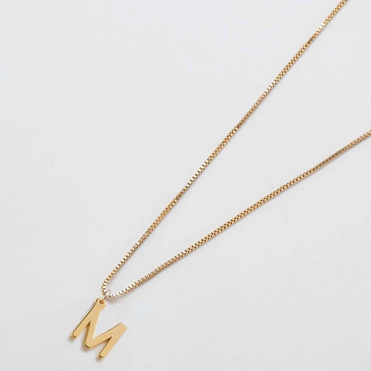 Admiral Row Jewelry - Wholesale Pendant/Charm Necklace - 14k Gold Filled Dainty Initial Charm Necklace - Gift Jewelry13