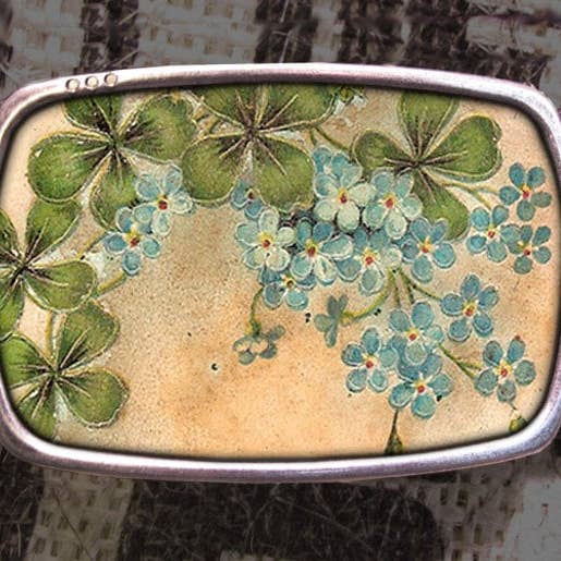 Regan Flegan - Wholesale Belt Buckle - Unisex - St. Paddy’s Patrick Lucky Clover Belt Buckle