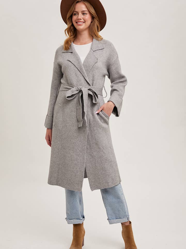 Bluivy - Venta al por mayor Gabardina - Mujer - Gabardina de punto oversize fácil de llevar32