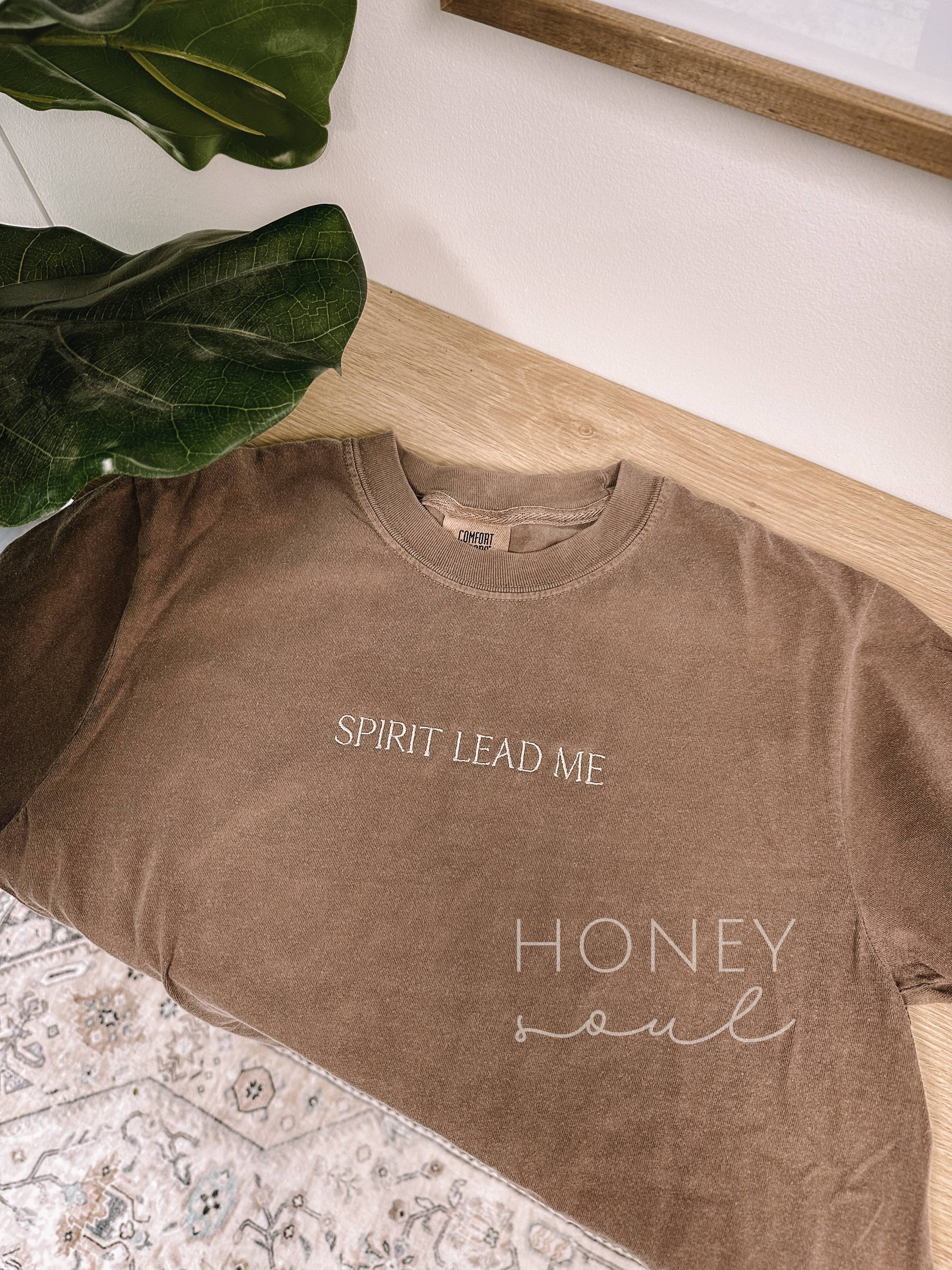 Honey Soul LLC - Wholesale T-Shirt - Women's - Embroidered Spirit Lead Me Tee3