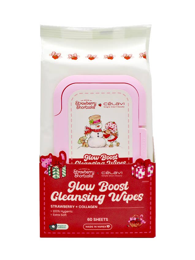 Celavi SS70214H Jordgubbe + Kollagen 60 Servetter - 6st för wholesale av PINEAPPLE Beauty