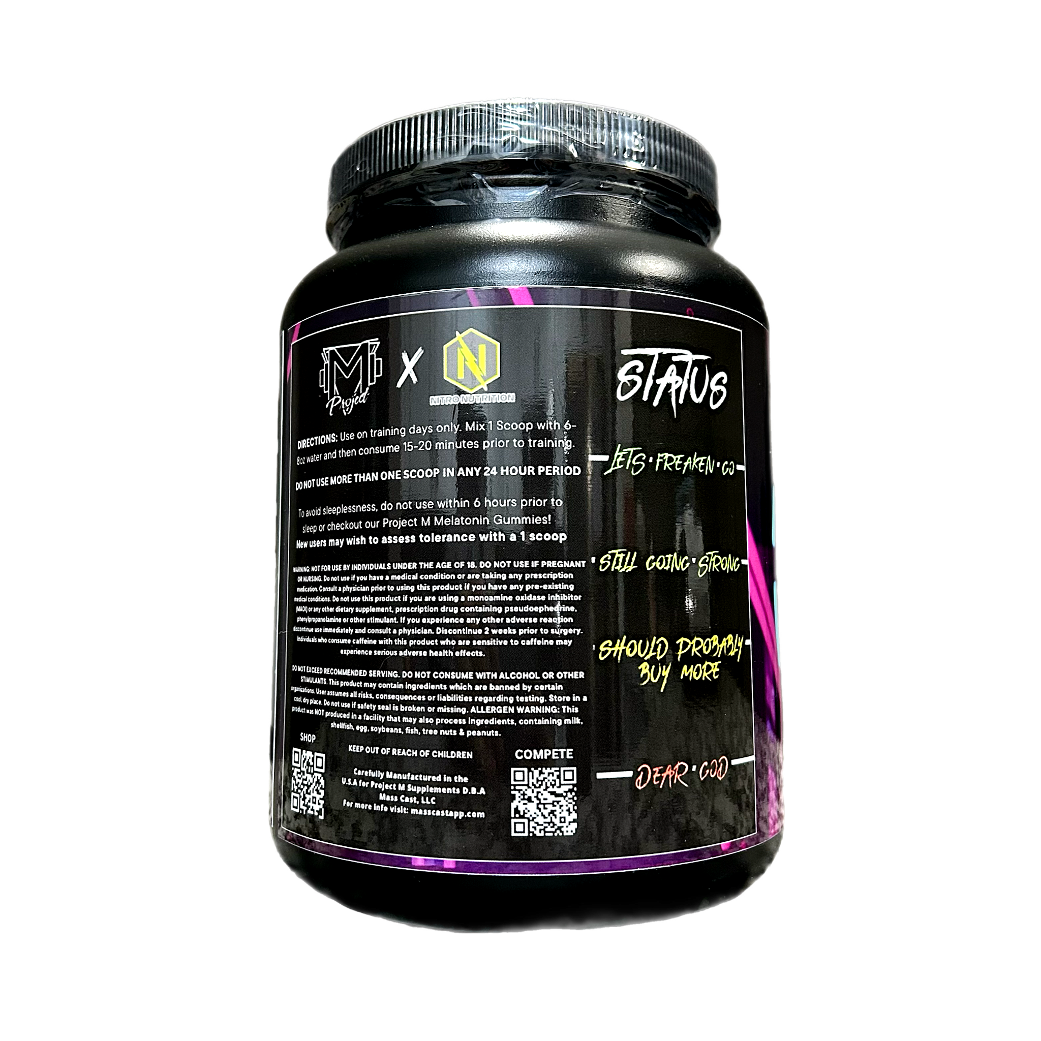 Mass Cast, LLC - Wholesale Voedingssupplement/vitamine - De Keukengoot Extreme Pre Intra Post Workout2