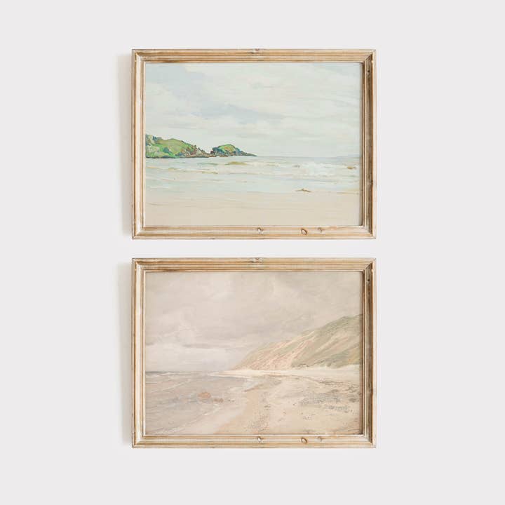 AMY WARR ART - Wholesale Art Print - Vintage Art Print - Beach Coastal Landscape - 'Sun Kissed'