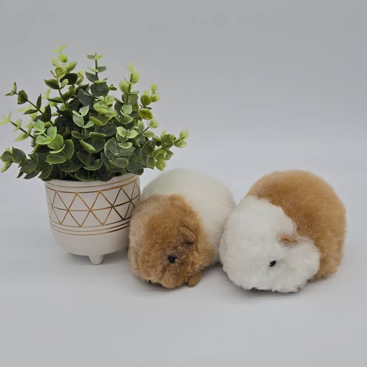 WUAMAN - Alpaca – wholesale Fyllda/plyschleksaker - Barn och baby – Alpacka fyllda djur | Baby marsvin 6" | Handgjorda