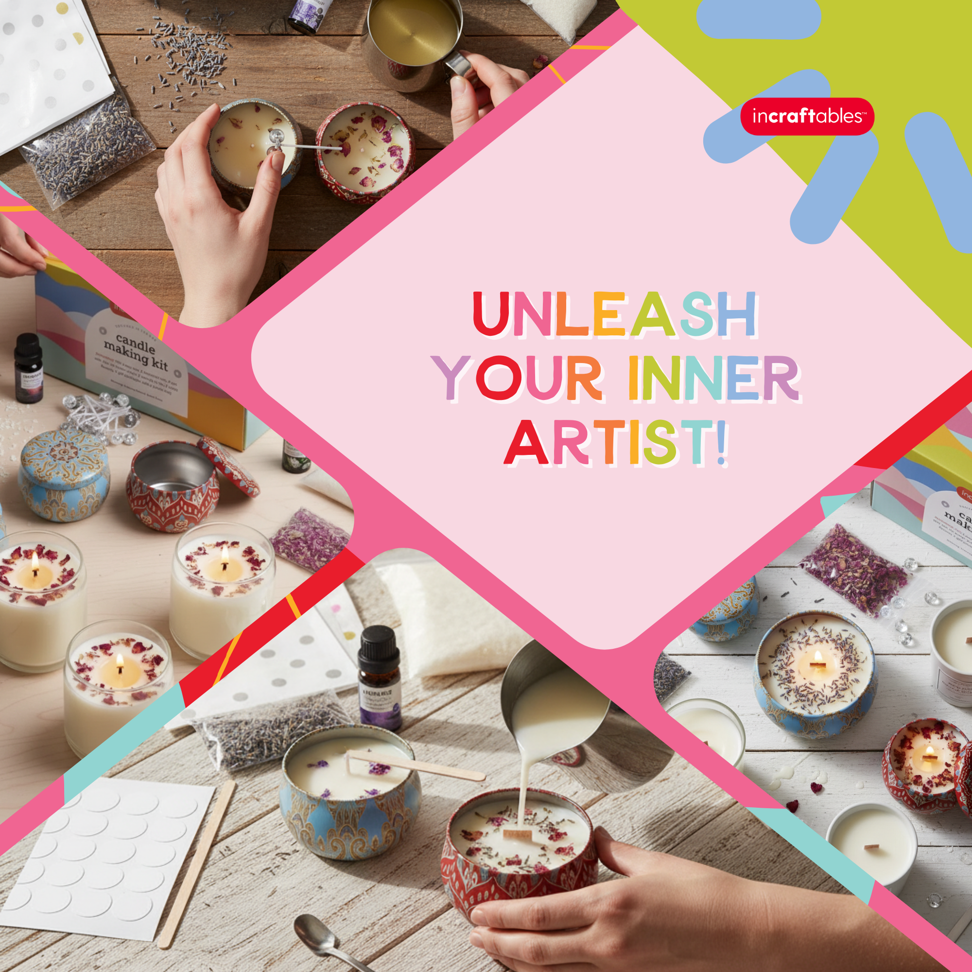 Incraftables - Wholesale DIY Craft Kit - Kids - Incraftables Candle Making Kit – Adult4