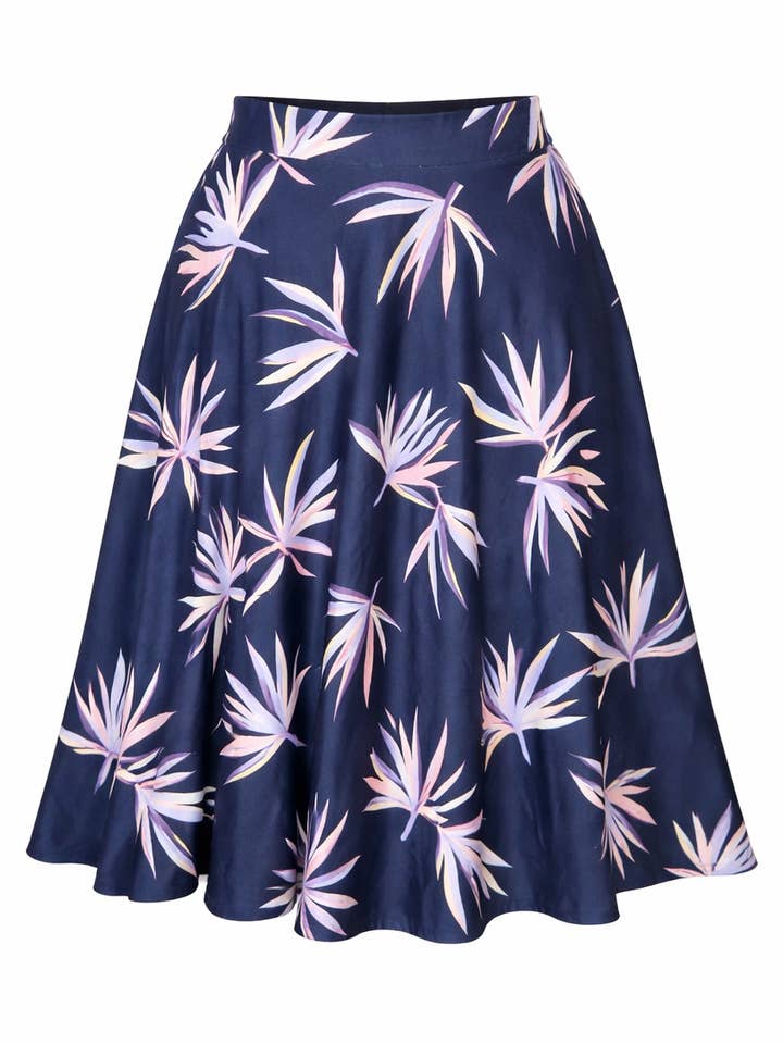 Nora Blossom Full Midi Skirt for wholesale by Nina Cheyenne Apparel