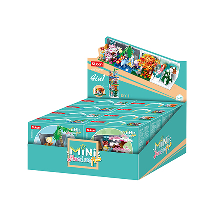 Texas Toy Distribution - Wholesale Building Set - Kids - Mini Handicraft Four Seasons Building Brick Display Set1