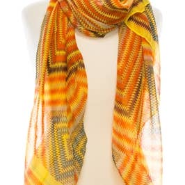 Écharpe d'été légère en zigzag/couverture de plage pour la vente par DNMC