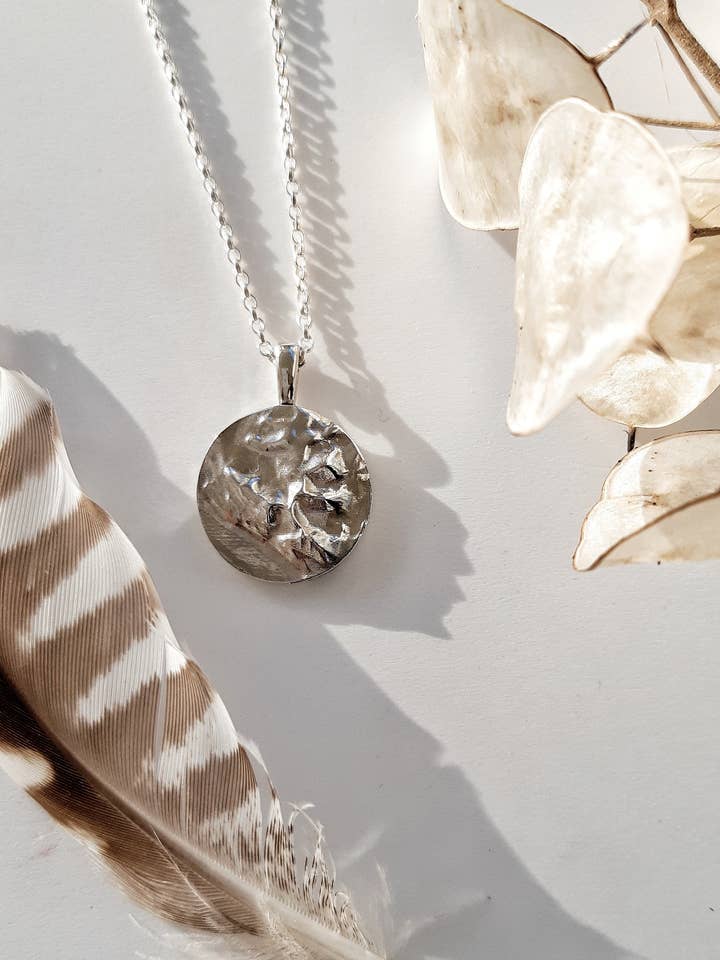 An Teallach - Iconic Summits 3D Pendant Necklace for wholesale by Jess MacDonald Brass