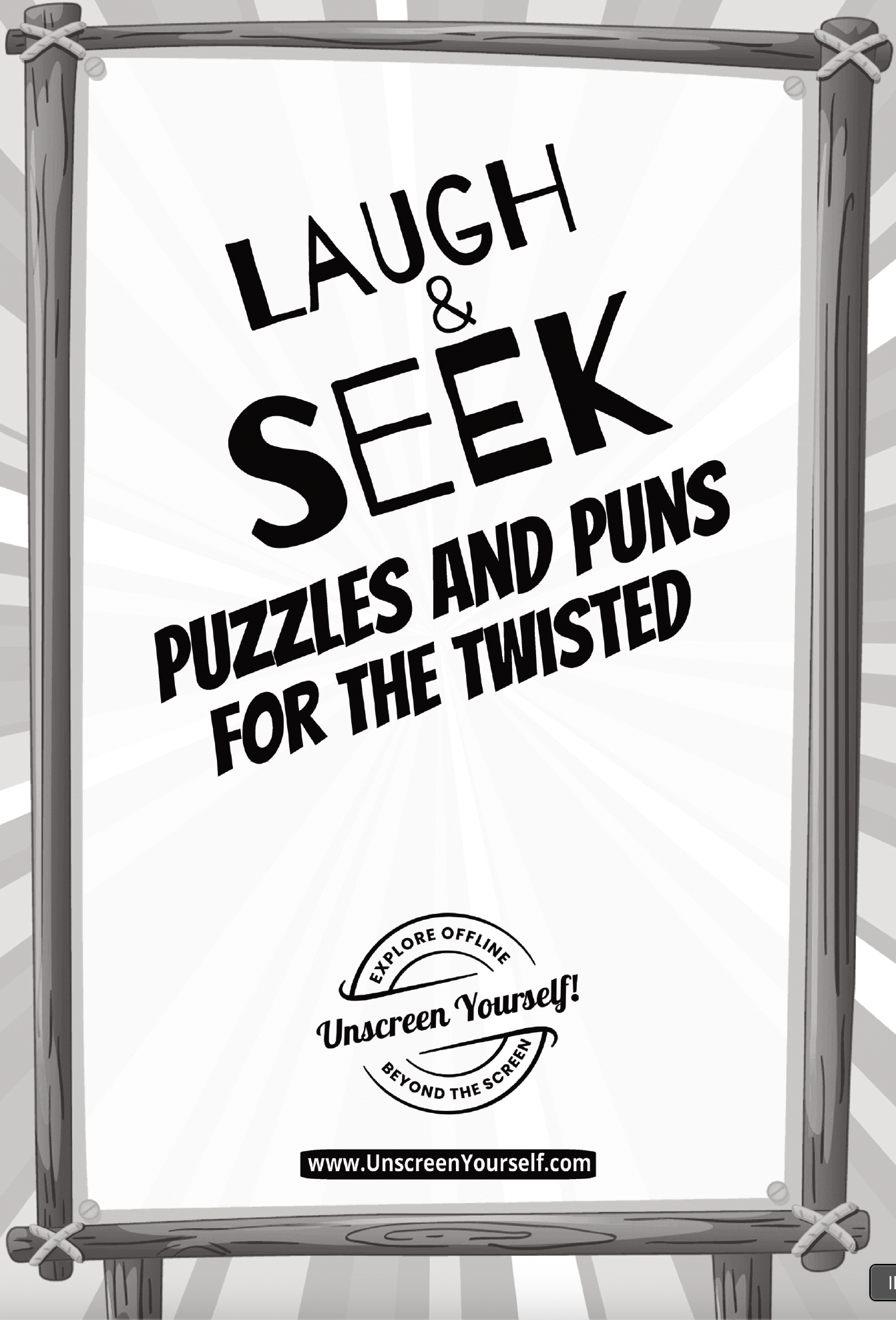 Unscreen Yourself! - Wholesale Puzzle - Adult - Laugh & Seek – Funny Word Search Puzzles & Puns2
