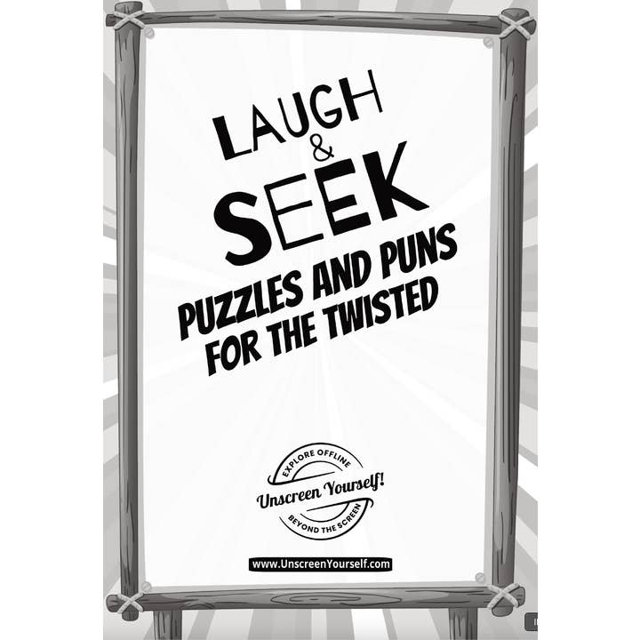 Unscreen Yourself! - Wholesale Puzzle - Adult - Laugh & Seek – Funny Word Search Puzzles & Puns2