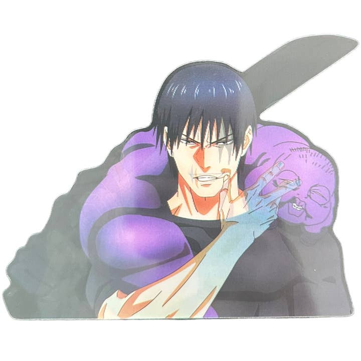 Toji Fushiguro Anime 3D Sticker (G2) for wholesale by Cow Crack Wholesale